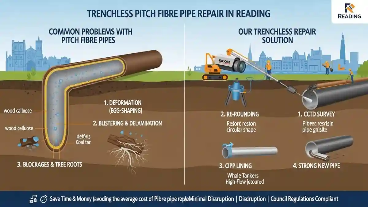 How to Repair Pitch Fibre Drain Pipe Safely